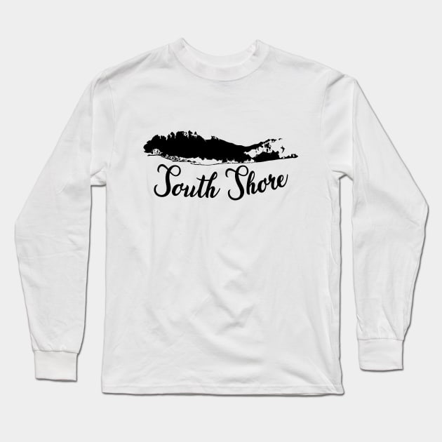 South Shore Script (Light Colors) Long Sleeve T-Shirt by Proud Town Tees